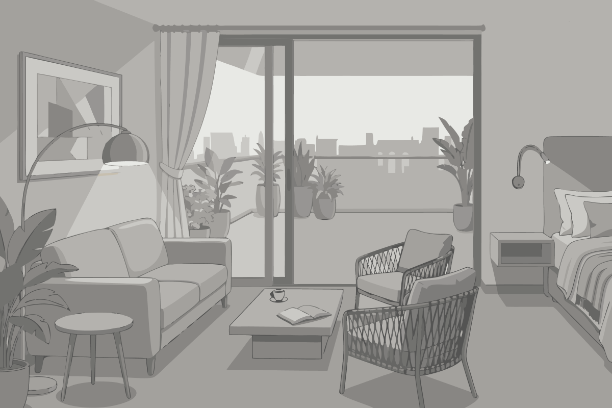 Chambre Familiale Supérieure - Pas de Vue sur Mer